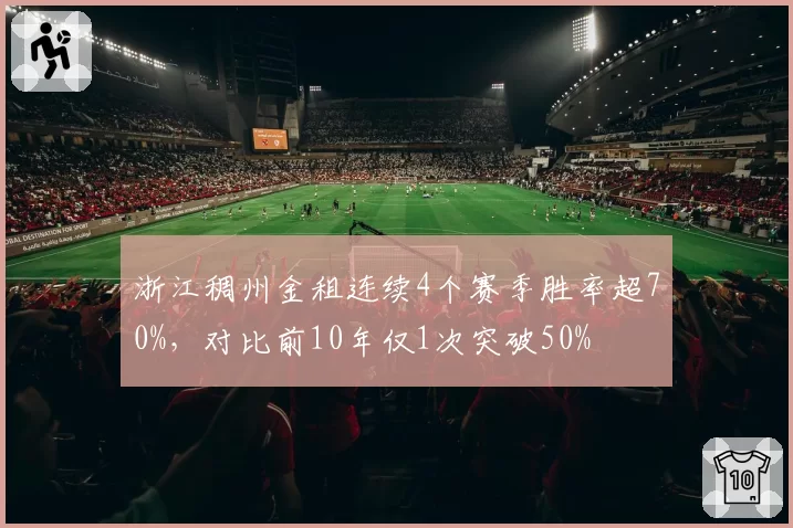 浙江稠州金租连续4个赛季胜率超70%,对比前10年仅1次突破50%