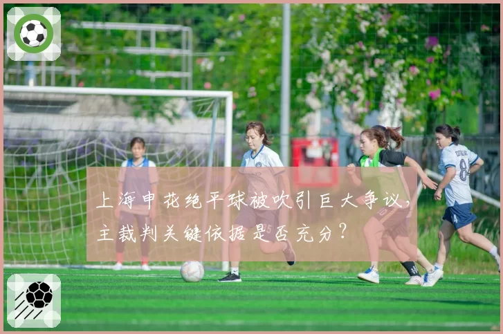 上海申花绝平球被吹引巨大争议，主裁判关键依据是否充分？